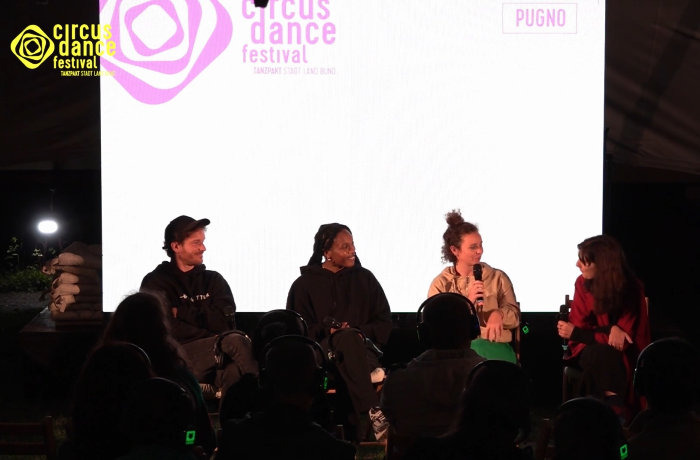 Meet the Artists Cherish Menzo, Benjamin Kahn & Chiara Caterina, moderated by Afsun Moshiry | CircusDanceFestival 2022