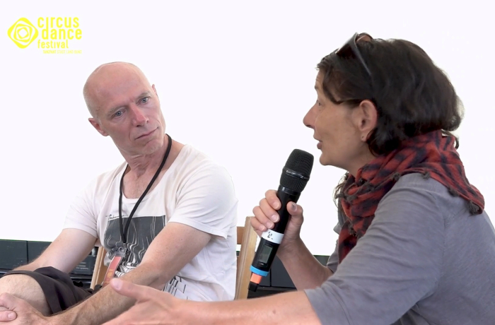 Meet the artists J&ouml;rg M&uuml;ller & Cendrine Gallezot, Moderated by Tim Behren | CircusDanceFestival 2022