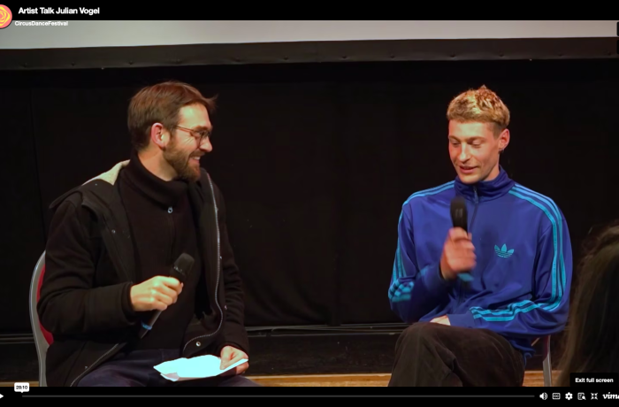 Artist Talk: Julian Vogel